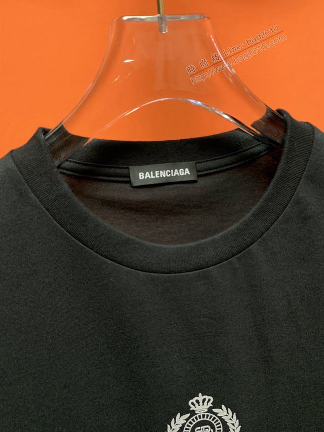 Balenciaga男T恤 2020新款 頂級版本 OS寬鬆版型 巴黎世家男短袖衣  tzy2440